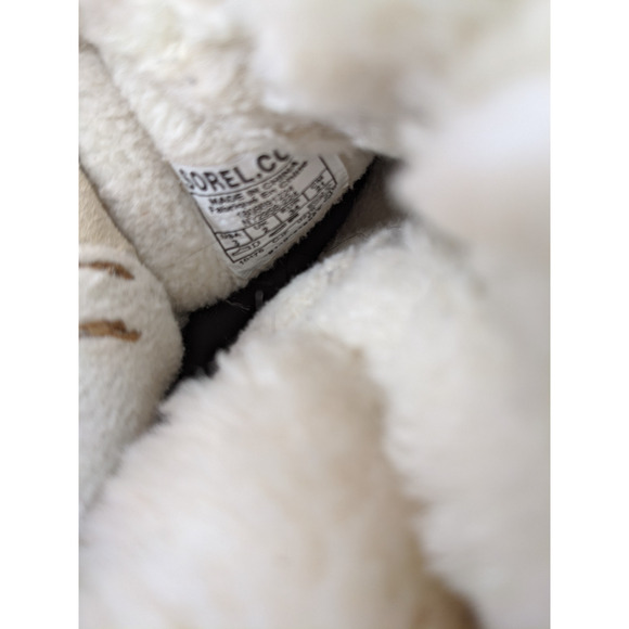 Sorel Emelie Snow Boots Womens Size 3 Brown Leather Waterproof Foldover - Picture 6 of 6